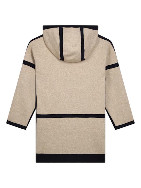 Chloé: ウール＆コットントリコットコート - kids-girls_1 | Luisa Via Roma