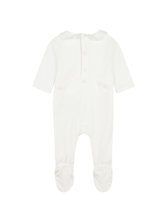 Chloé: Tutina, cuffietta e bavaglio in cotone - kids-girls_1 | Luisa Via Roma