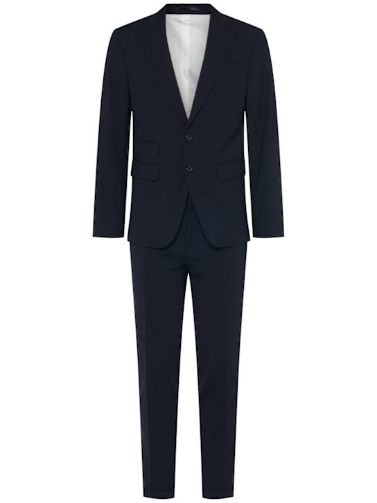 Dsquared2: London wool blend suit - men_0 | Luisa Via Roma