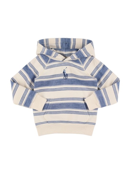 Polo Ralph Lauren: Sudadera de algodón con capucha - kids-boys_0 | Luisa Via Roma