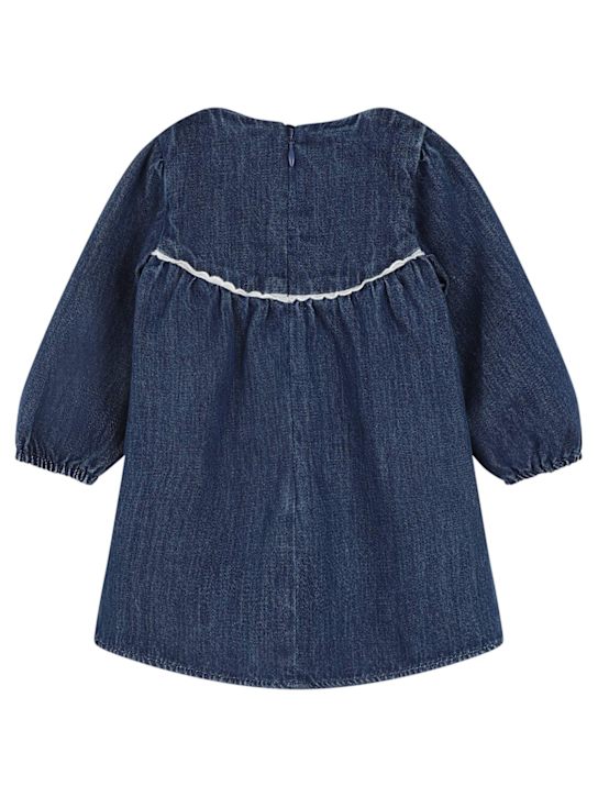 Chloé: コットンデニムワンピース＆タイツ - kids-girls_1 | Luisa Via Roma