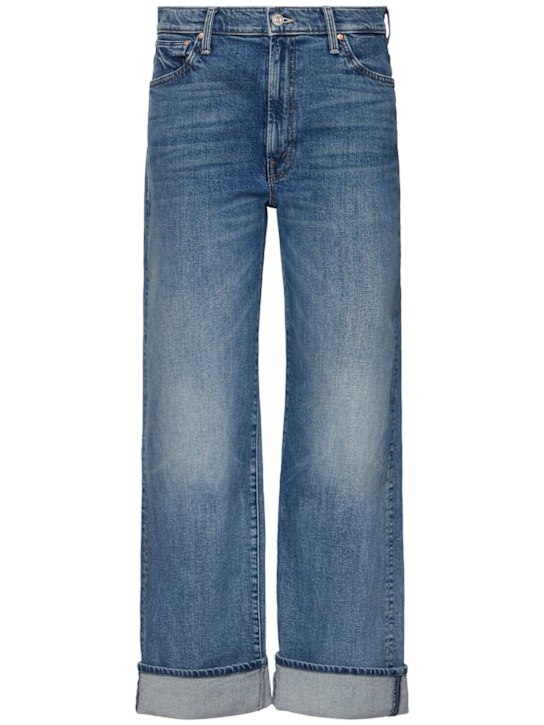 Mother: The Dodger Flood midrise boyfriend jeans - women_0 | Luisa Via Roma