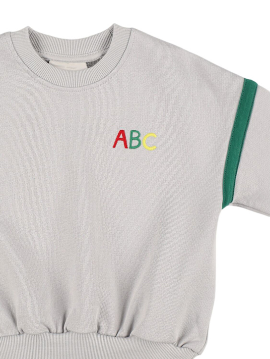 Mini Rodini: ABC オーガニックコットンスウェットシャツ - kids-girls_1 | Luisa Via Roma