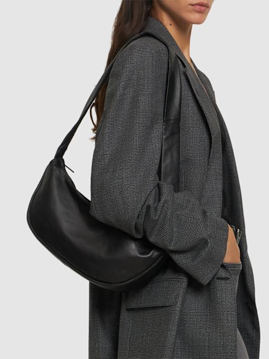 St. Agni: Small Crescent leather shoulder bag - women_1 | Luisa Via Roma