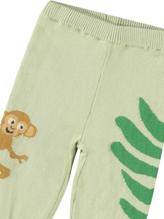 Molo: ジャカードニットオーガニックコットンパンツ - kids-girls_1 | Luisa Via Roma