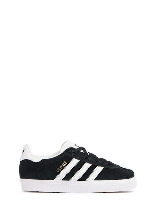 adidas Originals: Sneakers Gazelle con cordones - Negro - kids-boys_0 | Luisa Via Roma