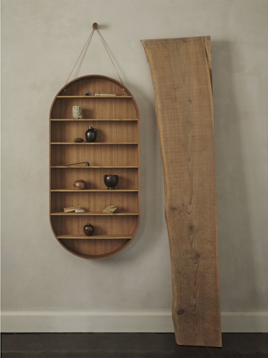 Ferm Living: Oval Dorm wooden shelf - ecraft_1 | Luisa Via Roma