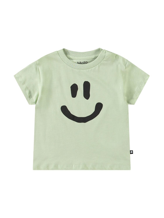 Molo: T-shirt in cotone organico con stampa - kids-girls_0 | Luisa Via Roma