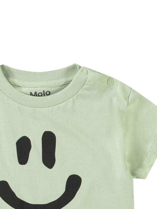 Molo: T-shirt in cotone organico con stampa - kids-girls_1 | Luisa Via Roma