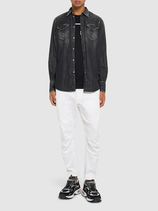 Dsquared2: Klassisches Westernhemd aus Baumwolle - men_1 | Luisa Via Roma