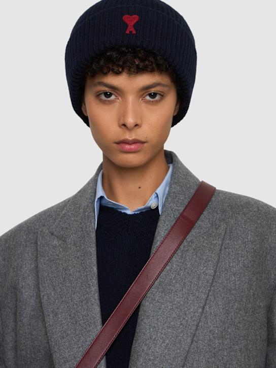 AMI Paris: ADC wool beanie - women_1 | Luisa Via Roma