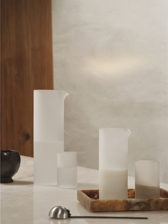 Ferm Living: Ripple pitcher - White - ecraft_1 | Luisa Via Roma