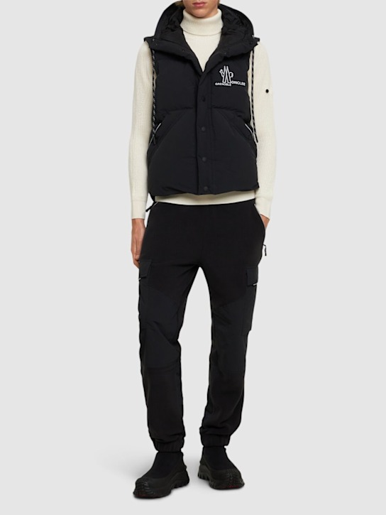 Moncler Grenoble: Baldy tech down vest - men_1 | Luisa Via Roma
