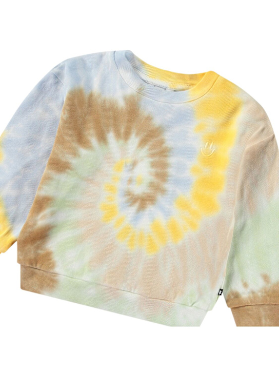 Molo: タイダイ オーガニックコットンスウェットシャツ - kids-girls_1 | Luisa Via Roma