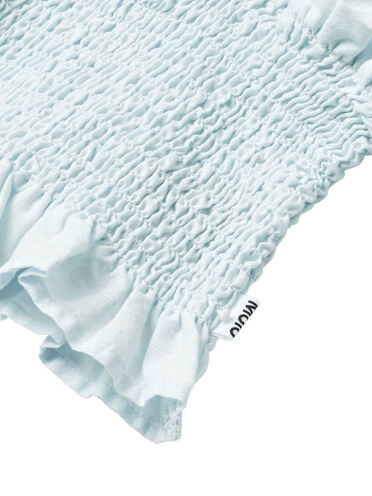 Molo: スモック加工コットンポプリントップ - kids-girls_1 | Luisa Via Roma