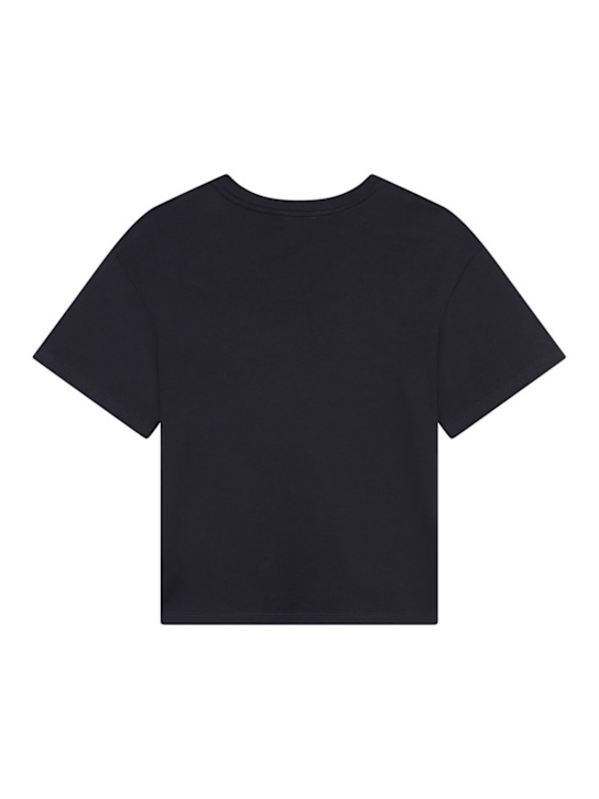 Chloé: コットンTシャツ - kids-girls_1 | Luisa Via Roma
