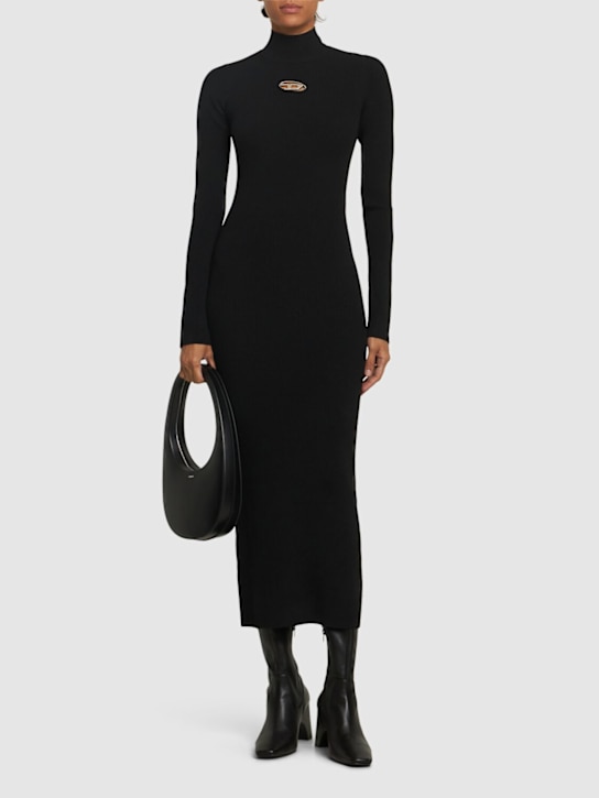 Diesel: Vestido midi de punto - women_1 | Luisa Via Roma