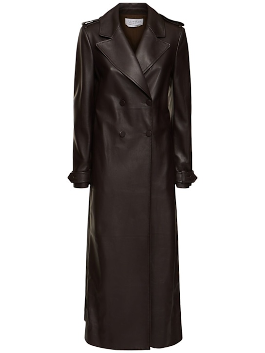 Gabriela Hearst: Houstt leather long coat - women_0 | Luisa Via Roma