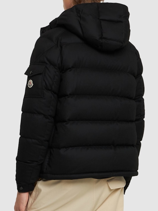 Moncler: Daunenjacke aus Wolle „Montgenevre“ - men_2 | Luisa Via Roma
