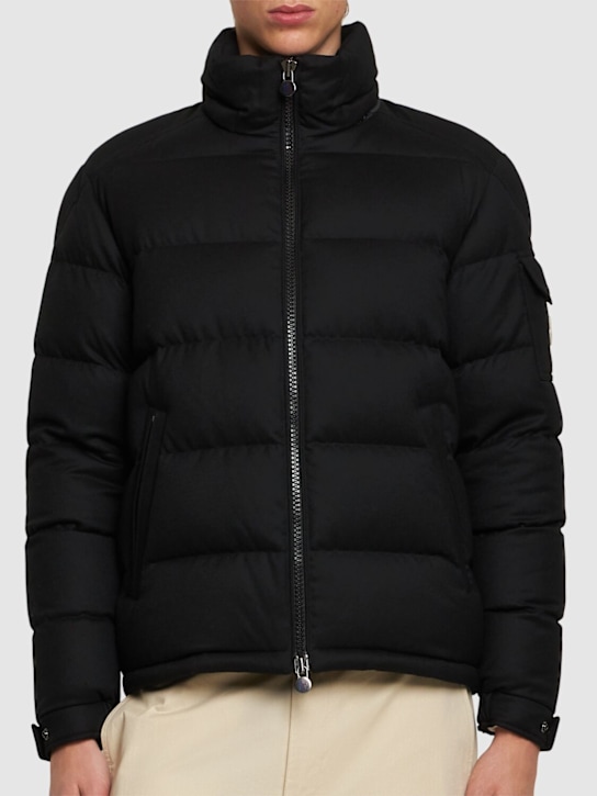 Moncler: Daunenjacke aus Wolle „Montgenevre“ - men_3 | Luisa Via Roma