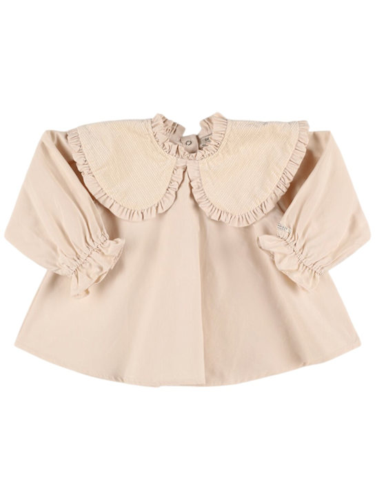 Donsje: Camicia in popeline di misto cotone - kids-girls_0 | Luisa Via Roma