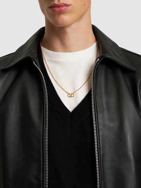 Valentino Garavani: Vlogo signature necklace - men_1 | Luisa Via Roma