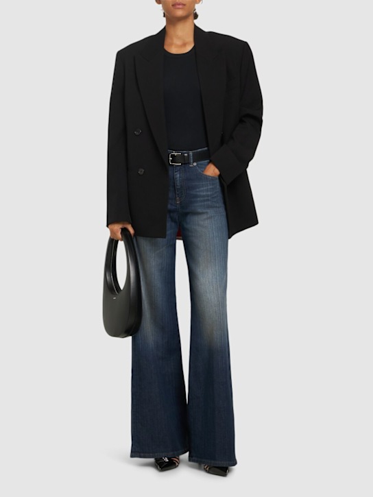 Diesel: 1978 D-Akemi high rise wide jeans - women_1 | Luisa Via Roma