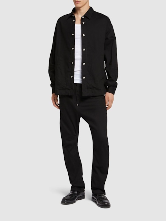 Dsquared2: Denim-Overshirt „Icon Black“ - men_1 | Luisa Via Roma