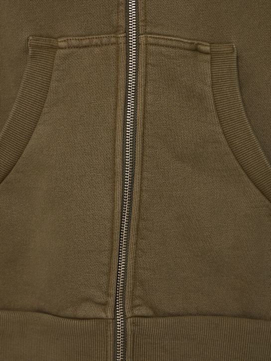 Entire Studios: Full zip cotton hoodie - men_3 | Luisa Via Roma