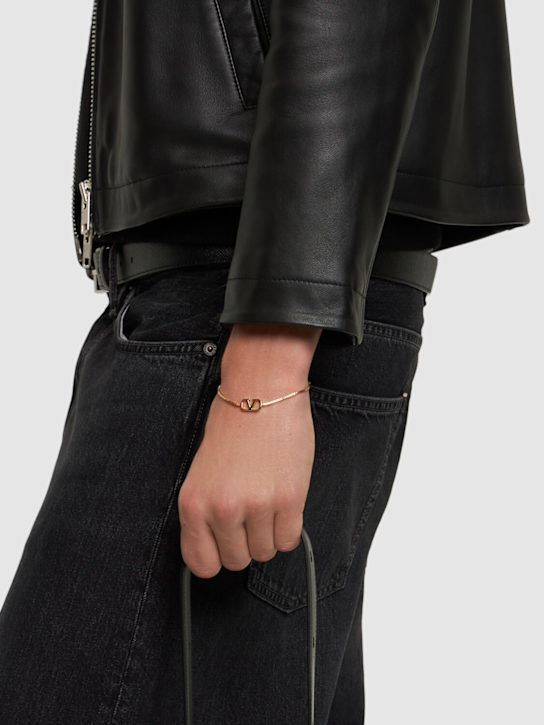 Valentino Garavani: Vlogo signature bracelet - men_1 | Luisa Via Roma