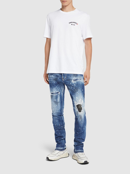 Dsquared2: T-Shirt mit Baumwolle - men_1 | Luisa Via Roma
