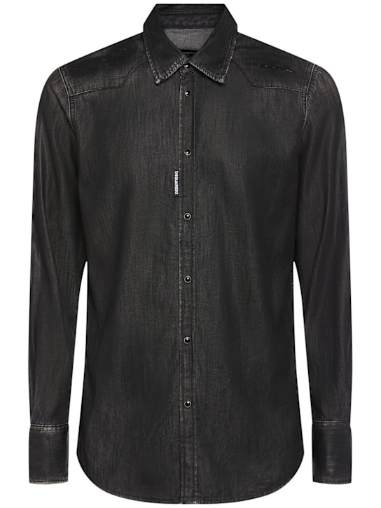 Dsquared2: Cotton western shirt - men_0 | Luisa Via Roma