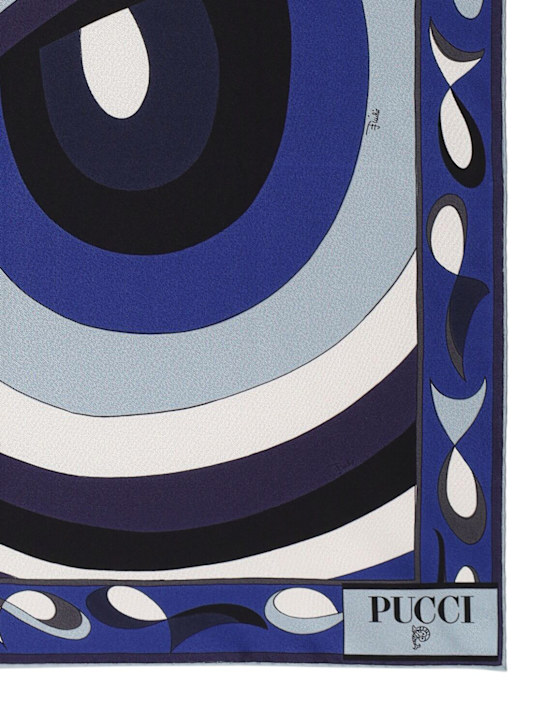 Pucci: Silk twill scarf - women_1 | Luisa Via Roma