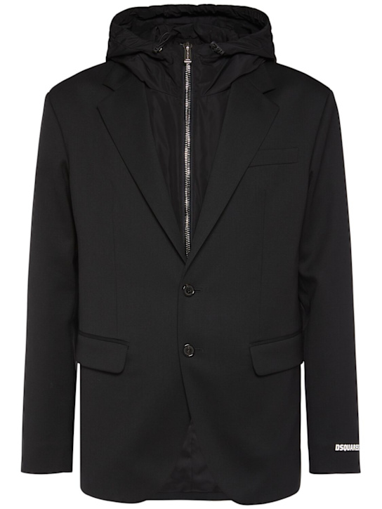 Dsquared2: Urban hooded blazer - men_0 | Luisa Via Roma