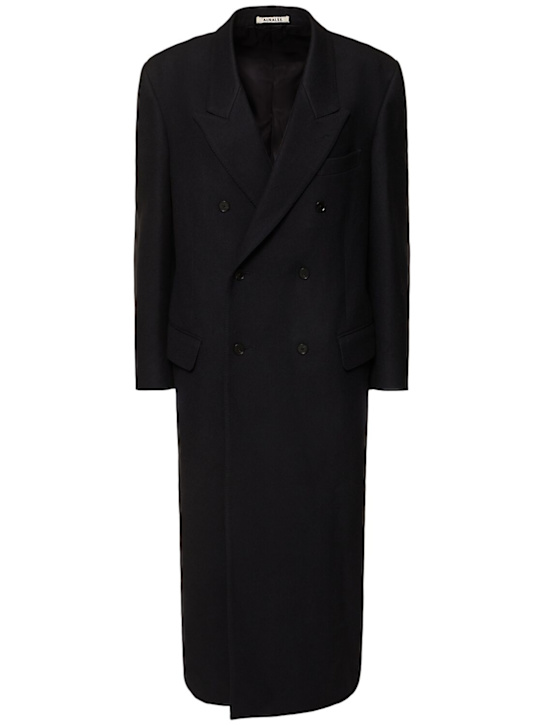 ジャケット・アウター AURALEE LIGHTMELTON DOUBLE BREASTEDCOAT AURALEE LIGHT MELTON DOUBLEBREASTED COAT LIGHT MELTON DOUBLE