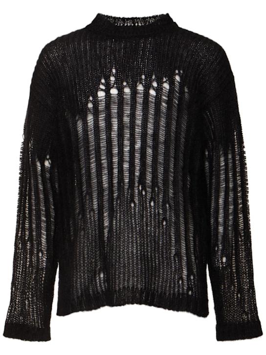 Ann Demeulemeester: Ingvar oversize degradè jumper - men_0 | Luisa Via Roma