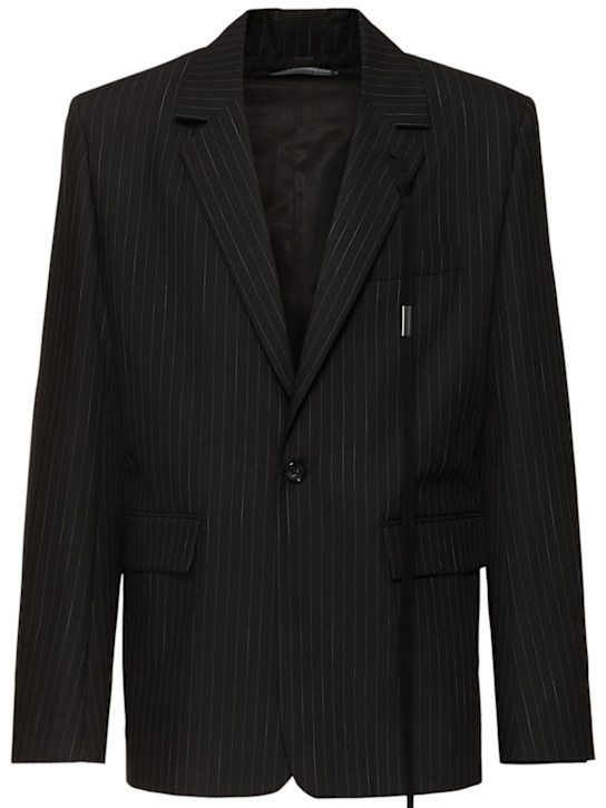 Ann Demeulemeester: Thor asymmetric closure tailored blazer - men_0 | Luisa Via Roma
