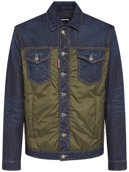 Dsquared2: Gefütterte Jacke aus Denim - men_0 | Luisa Via Roma