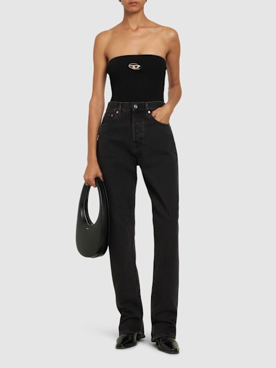 Diesel: M-Clarksvillex rib knit top - women_1 | Luisa Via Roma