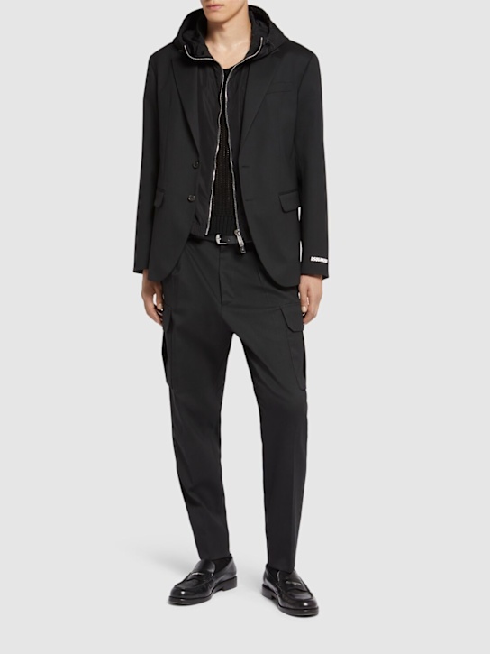 Dsquared2: Urban hooded blazer - men_1 | Luisa Via Roma