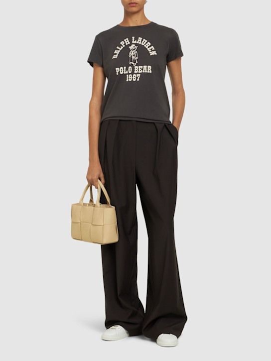 Polo Ralph Lauren: T-shirt Bear in jersey di cotone - women_1 | Luisa Via Roma