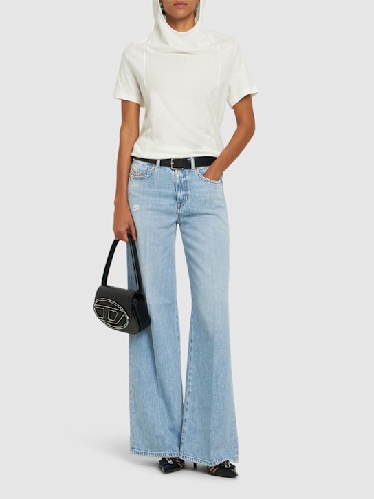 Diesel: 1978 D-Akemi high rise wide jeans - women_1 | Luisa Via Roma