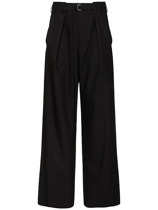 Ann Demeulemeester: Finn pinstriped pants - men_0 | Luisa Via Roma