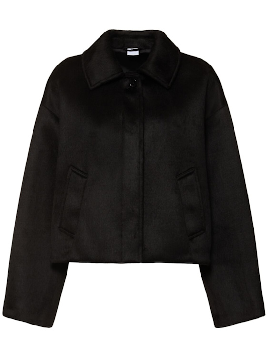 ASPESI: Compact tech short coat - women_0 | Luisa Via Roma