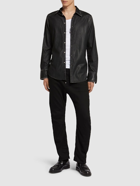 Dsquared2: Cotton western shirt - men_1 | Luisa Via Roma