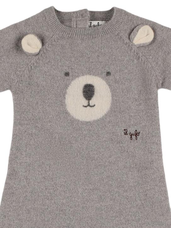 Il Gufo: Wool knit romper - kids-boys_1 | Luisa Via Roma