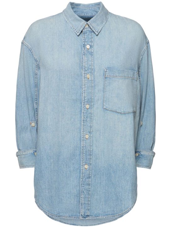 CITIZENS OF HUMANITY: Kayla cotton denim shirt - women_0 | Luisa Via Roma