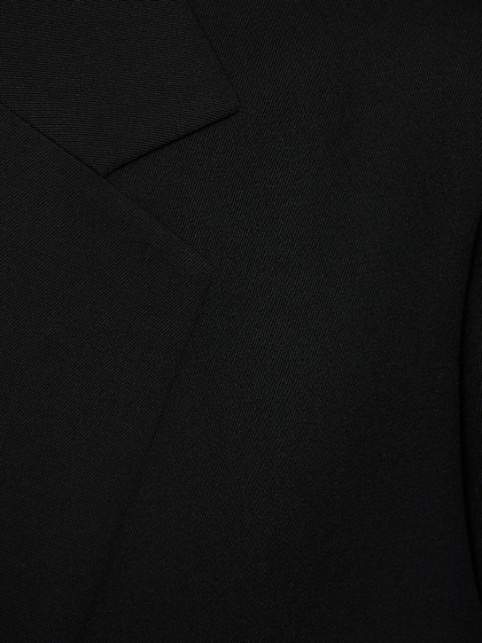 Jil Sander: Blazer monopetto in gabardina di lana - men_3 | Luisa Via Roma
