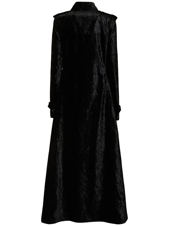 Ann Demeulemeester: Cappotto doppiopetto Siri in velluto - women_4 | Luisa Via Roma