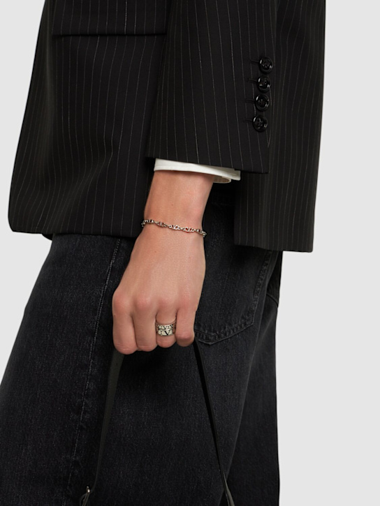 Valentino Garavani: Vlogo signature bracelet - men_1 | Luisa Via Roma